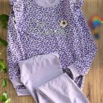 بلوزشلوار دخترانه پلنگی 50.55 نینو