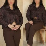 شومیز گره  ای نگیندار