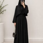 دوتیکه مرواریدی مشکی مجلسی