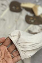 پیراهن کتان پنبه پاپیونی - Image 5