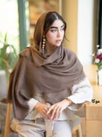 شال ساده رنگی اسلپ - Image 4