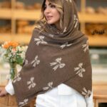 شال پلیسه لمه دار