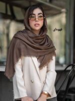 شال ساده رنگی اسلپ - Image 4