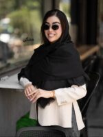 شال ساده رنگی اسلپ - Image 2