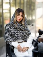 شال پلیسه لمه دار برشکا
