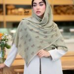 شال پلیسه پارچه برشکا