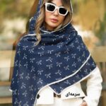 شال پلیسه پاپیونی