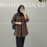 شومیز مخمل آستین پاگون دار